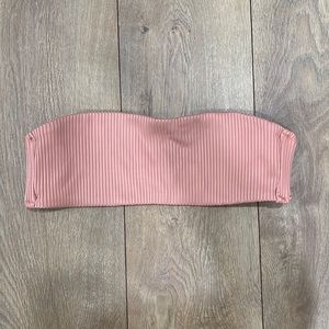 VS Pink strapless bandeau top